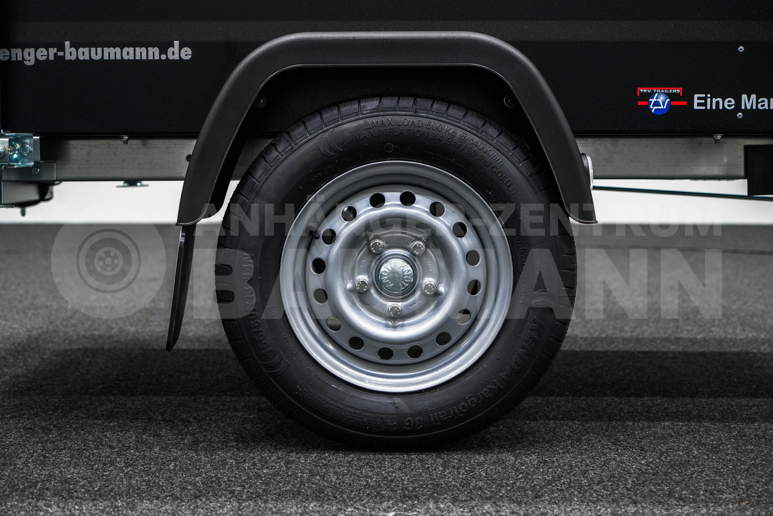 TPV TRAILERS | BÖCKMANN KT-EB2 | SCHWARZ