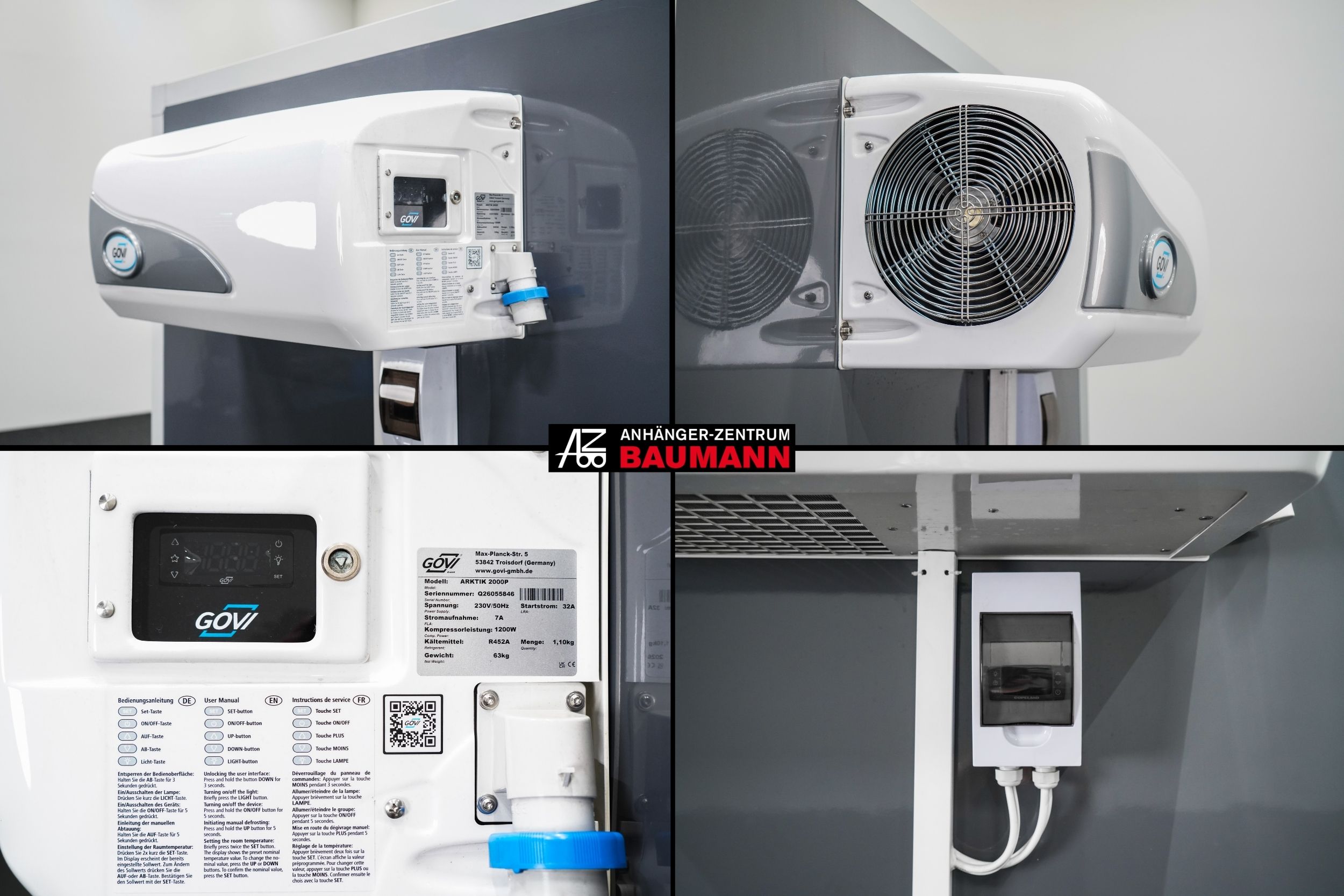 BAUMANN ER 2.5 FREEZE | GRAU | 2X RÄUME